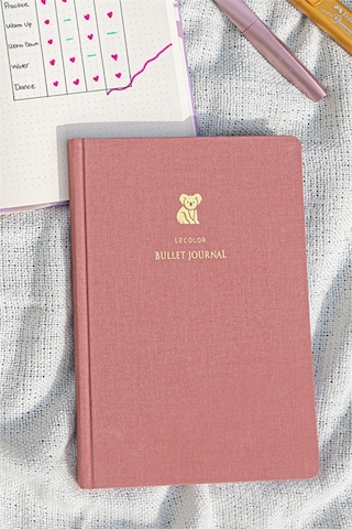 17x24 Keten Noktalı Bullet Journal Defter Koala
