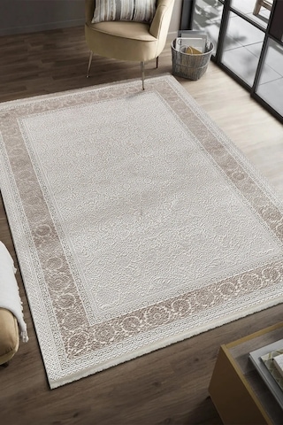 Kreasyon Halı Serenat Se005 Krem Makine Halısı