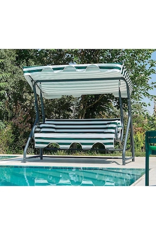 Salıncak Hamak Zırh Demir 3 Kişilik Sultana Bahçe Balkon Teras