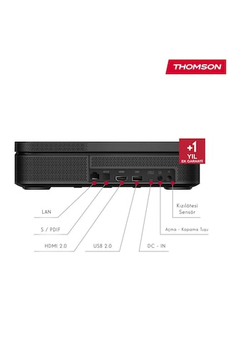 Thomson Sirius Laser Fhd 4k Destekli 100" Dahili Bataryalı Taşınabilir Projeksiyon Cihazı Google Tv Sertifikalı 600 Ansı Lumen - Pg55b