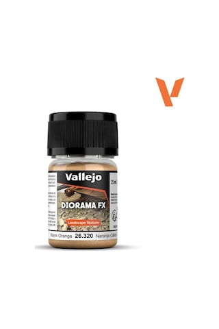 Vallejo 26320 60 Gr. Warm Orange, 0.1 - 1.0 Mm. Orta Taneli Yüzey Dokusu-58298