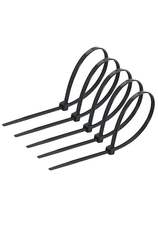 Siyah Kablo Bağı Cırt Kelepçe-nylon66 8.8 X 610mm - Siyah