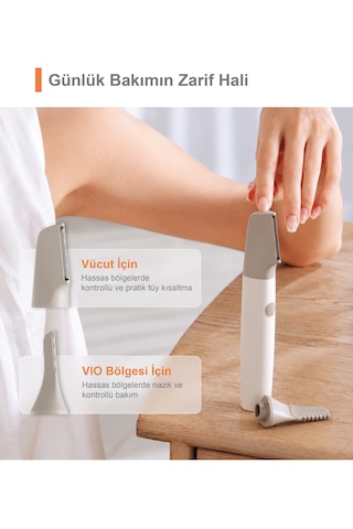 Touchbeauty Tb25549 Çok Başlıklı Kablosuz, Bikini Ve Özel Bölge Tüy Kısaltma Cihazı