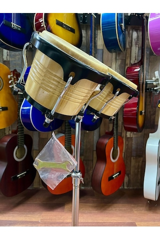 Hayvan Derili Ağaç Bongo 7" Ve 8" Çap Kod 0764