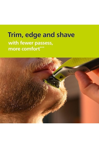 Philips Oneblade 360 Yüz Yedek Bıçak - Tüm Oneblade Kolları Qp430/50'ye Uyar 3'lü