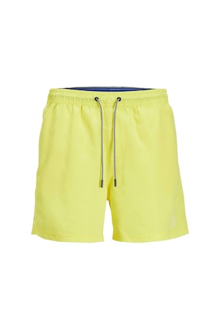 Jack & Jones Erkek Jpstfıjı Logo Detaylı Deniz Şortu 12225961 Sarı