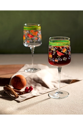 Madame Coco Musette - Ethnicque 4'lü Şarap Kadehi Seti - 320ml Kade0000000019320 Ml-std