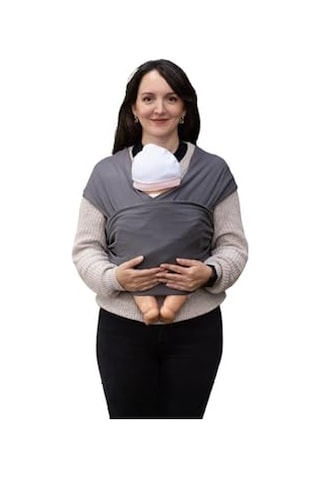 Sling -%100 Pamuk - Wrap - Bebek Taşıma Şalı Kırmızı, 450cm X50cm