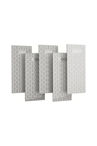 Valkyrie 5 Adet Elmas Biley Seti Bıçak Bileme Taşı Sulu Veya Susuz Biley Uzun Ömürlü Aşınmaz 200 400 600 1000 2000 Grit