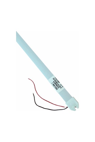 12v Floresan Tavan Lambası 72 Ledli Anahtarlı Kırmızı Şeffaf Cam 100 Cm