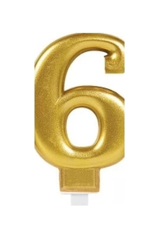 6 Rakam Mum Gold Renk Evimdeyokyok Altın