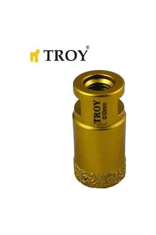 Troy 27450-30 Avuç Taşlamalar İçin Seramik Kuru Elmas Delici, 30mm