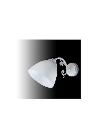 Zamak Çiçek Aplik Beyaz