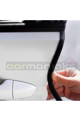 Siyah Oto Kapı Fitili Çizilme Önleyici Araç Kapı Koruyucu Fit