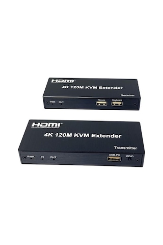 Novacom 4k 120metre Hdmı+usb+ır To Cat6 Kvm Extender