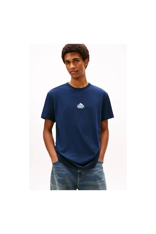 Tommy Jeans Erkek T Shirt Dm0dm22311 C1g Lacivert Lacivert