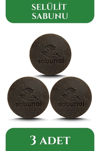 Sabunal Selülit Sabunu 3 Adet - Cilt Sıkılaştırıcı Sabun