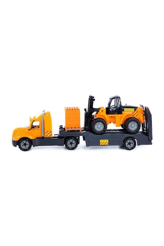 Polesie MIKE, Taşıyıcı Tır ve Forklift Yapı Seti "Super Miks" - P