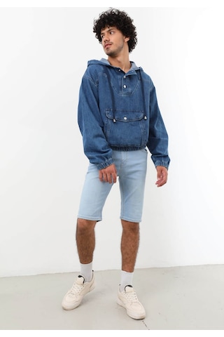 Keepout Erkek Jean Sweatshirt Koyu Mavi 001
