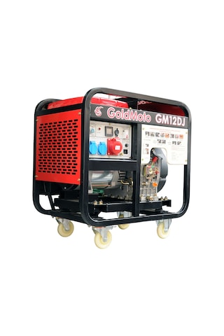 Goldmoto Gm12Dj Dizel Jeneratör 12 Kva Monofaze Marşlı 3Yıl Grnt