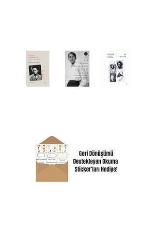 Nazım Hikmet İn Yolculuğu + Bir Roman Kahramanı Orhan Veli Ciltli + Şiir Hikâyeleri + Okuma Sticker'ları