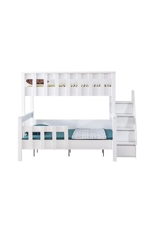 Mdf Profil Ranza, Deluxe Ayrılabilir Ranza - Beyaz 90 X 190 CM