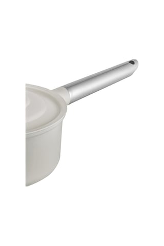 Madame Coco Vincenzo Döküm Alüminyum Sos Tenceresi - Gri/bej - 18 Cm 8684427212950 Çok Renkli