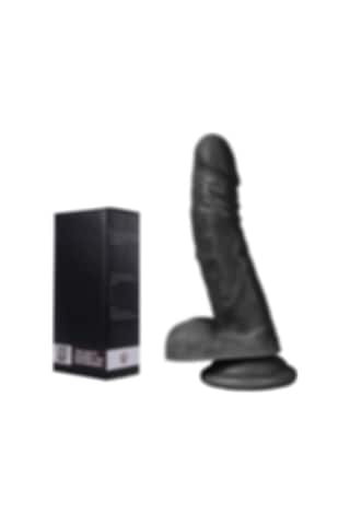 Hızlı Express Et Dokusunda 21Cm Realistik Zenci Penis Gerçekçi Vibratör Dildo