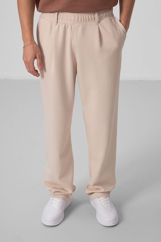 Tommylife Bej Yüzeyi Dokulu Rahat Form Palazzo Erkek Pantolon - 82163 Bej