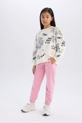 DeFacto Kız Çocuk Kargo Cepli Beli Paçası Lastikli Jogger Eşofman Altı D2872A824WNPN445 Pembe