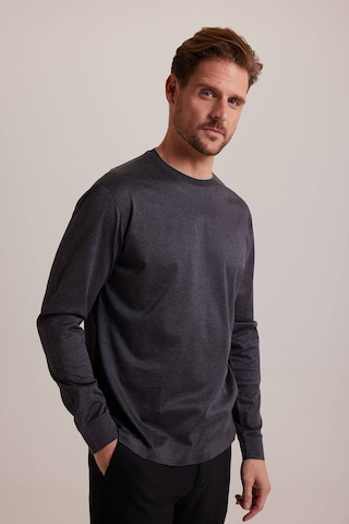 Ysf Erkek Gri Bisiklet Yaka Sweatshirt