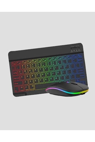 Mey Najmaddin Aydınlatmalı Türkçe Q Rgb Klavye Sessiz Ve Dayanıklı Tuş Takımı Najmaddin