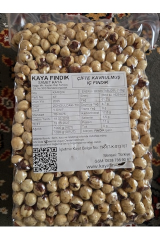 Kavrulmuş Fındık 1kg 1020 G