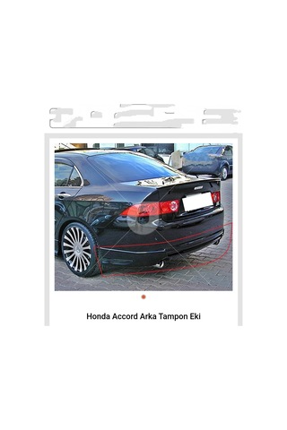 HONDA ACCORD 2003-2009 ARKA TAMPON EKİ KARLIK ASTARLI