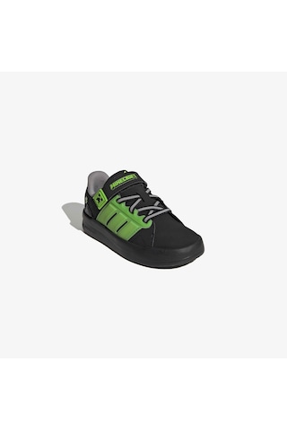 Adidas Minecraft Lightorama Elastic Lace Çocuk Siyah Spor Ayakkabı Kı9111