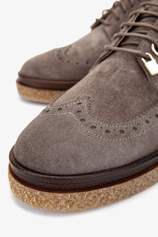 Valmenti Kadın . Taupe Süet Casual Ayakkabı 1080 22446 Bn Ayk Sk24-25 Taupe Suet Vizon
