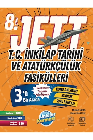 8.sınıf Jett Tc İnkılap Tarihi Ve Atatürkçülük Fasikülleri -3 Fragman Deneme