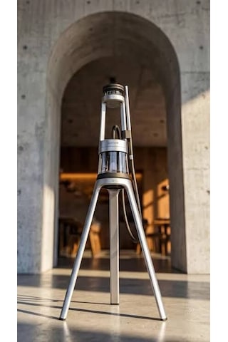 Quasar Arguile Tripod Silver