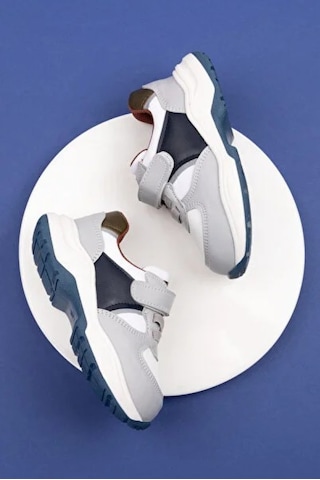 Altın Moda Shoes Spor Çocuk Erkek Ortopedik Günlük Sneaker Ayakkabı Gri