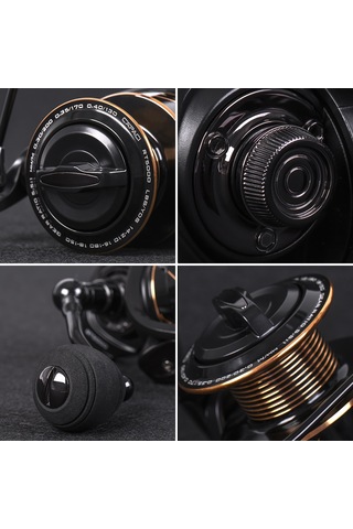 Monyee Rt5000 Spinning Makinası - 13+1 Toperli, 7.5kg Maksimum Sürükleme, Alüminyum+metal Malzeme