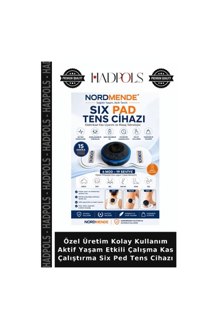 Özel Üretim Kolay Kullanım Aktif Yaşam Etkili Çalışma Kas Çalıştırma Six Ped Tens Cihazı
