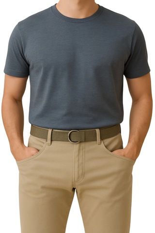 Bez Kemer 2'li Set Spor Halka Tokalı Taktik Çok Renkli