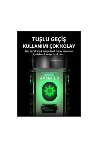 Çok Fonksiyonlu Polis Bekçi Kamp Dağcı Profesyonel El Feneri Şarjlı Metal El Feneri Gri