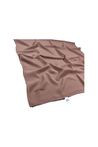 Mısırlı Eşarpları Tesettür Giyim Krep Kadın Eşarp 120x120 Cm - Vizon