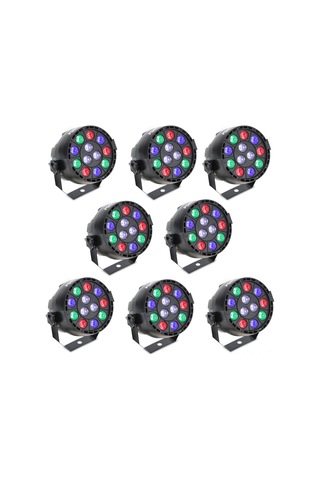 Gajeena 30w Rgbw 12 Led Işık Profesyonel Sahne Parlaması - Dmx-512 Kontrol, Stroboskop Efekti, Ac 90-240v Avrupa Standartı Diğer