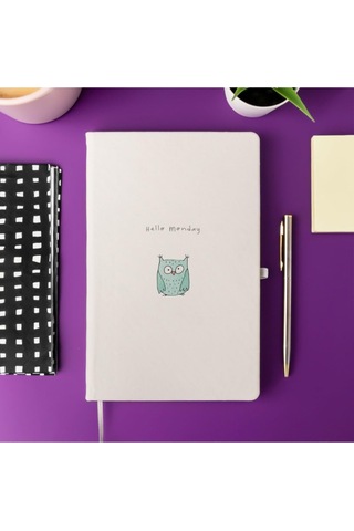 Monday Minimalist Çizgili Not Defteri 13 Cm X 21 Cm 100 Yaprak