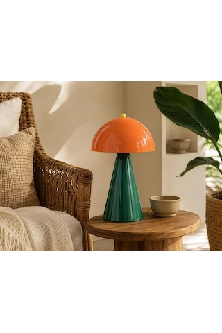 Doqu Home Jungle Muse Tropic Abajur Turuncu
