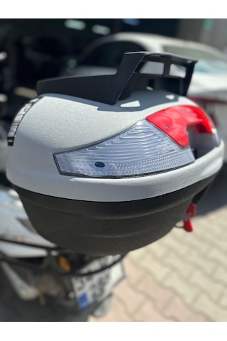 Arwiç 46 Litre Nardo Gri Motosiklet Arka Çantası Yeni Üretim