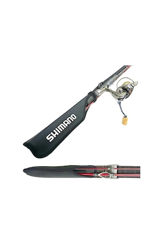 Shimano Baskılı Neopren Ayarlanabilir Lastikli Kamış Koruma Kılıfı
