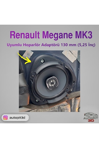 Renault Megane Mk3 Hoparlör Adaptörü 130 Mm 5,25 İnç